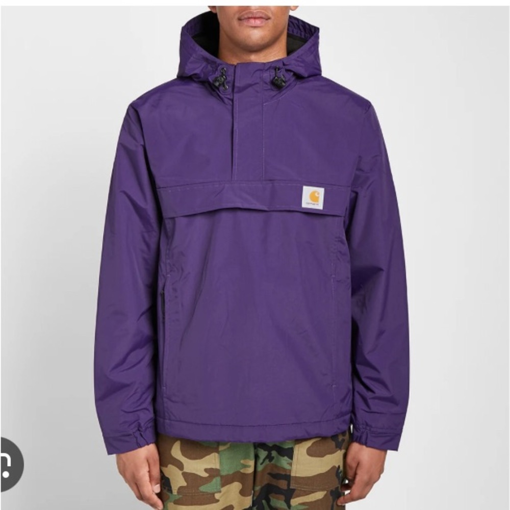 Carhartt WIP Nimbus Fleece-lined pullover jacket - Men’s XL - deep purple